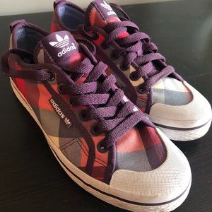 Cute Plaid Adidas Sneakers